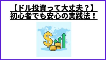 【ドル投資って大丈夫？】初心者でも安心の実践法！