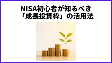 NISA初心者が知るべき「成長投資枠」の活用法